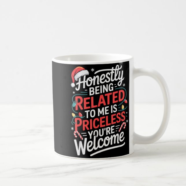 Funny Christmas Humor Pajama Xmas For Men Women Ki Coffee Mug (Right)
