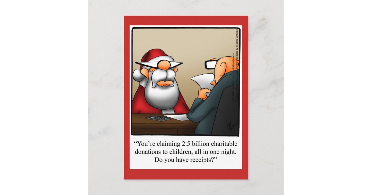 Funny Christmas Humor Postcard | Zazzle.com