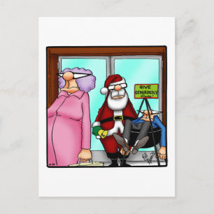 Funny Christmas Humor Postcard