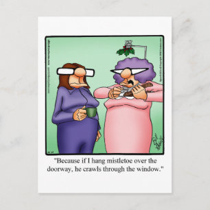 Funny Christmas Humor Postcard