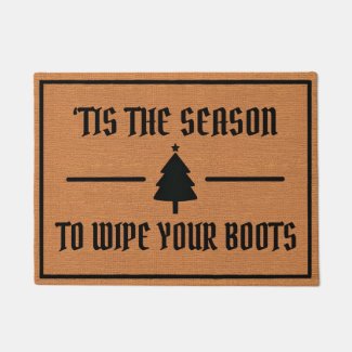 Funny Christmas Humor Rustic Simple Minimalist