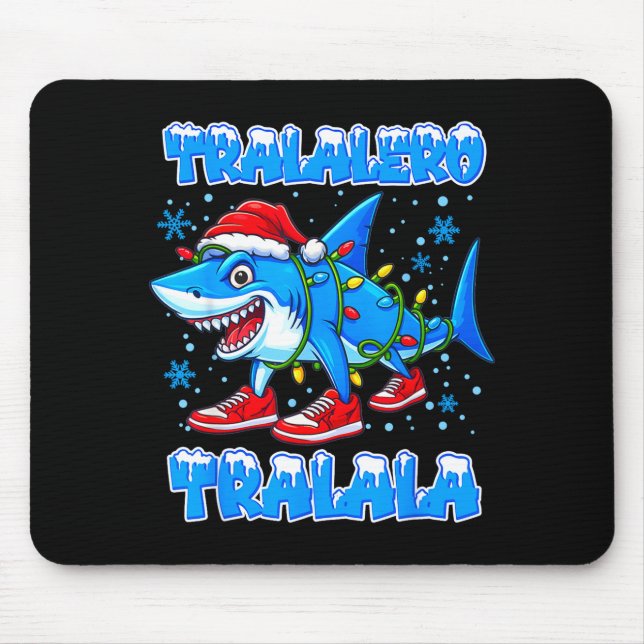 Funny Christmas Italian Brain Rot For Men Women Bo Mouse Pad (Front)