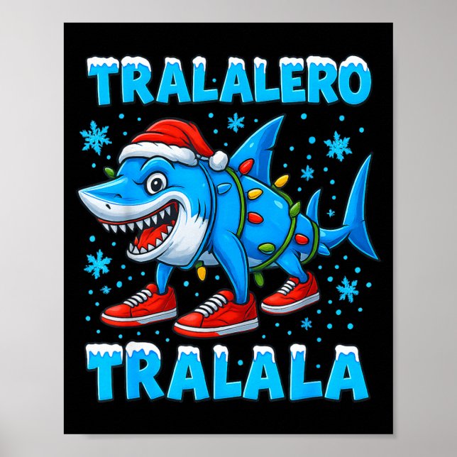 Funny Christmas Italian Brain Rot For Men Women Bo Poster (Front)