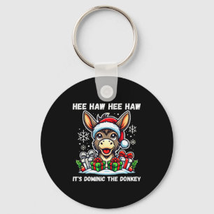 Funny Christmas Italian Christmas Dominic T  Keychain