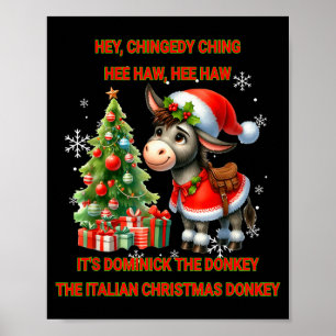 Funny Christmas Italian Christmas Dominick The Poster