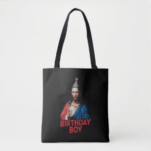 Funny Christmas Jesus Birthday Boy  Tote Bag