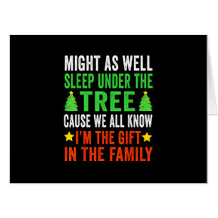 Funny Christmas Kids Christmas Pajamas Girls Boys Card