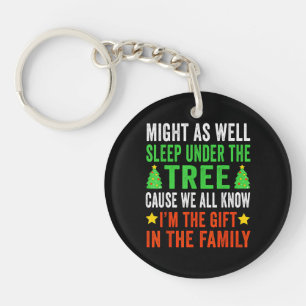 Funny Christmas Kids Christmas Pajamas Girls Boys Keychain