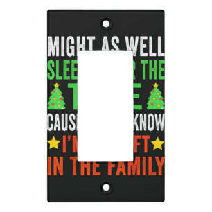 Funny Christmas Kids Christmas Pajamas Girls Boys Light Switch Cover