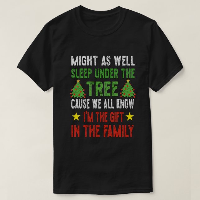 Funny Christmas Kids Christmas Pajamas Girls Boys T-Shirt (Design Front)