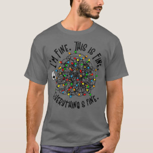Funny Christmas Lights Matching Couple T-Shirt