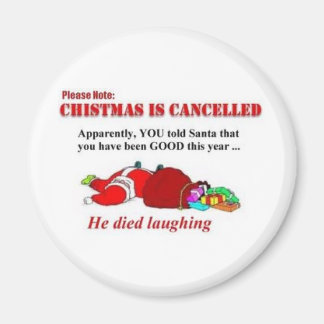 funny christmas magnet