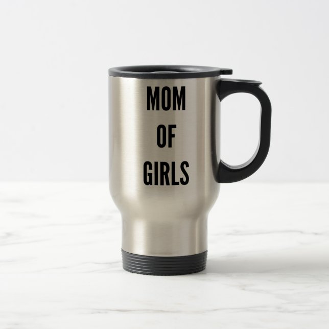 Funny Christmas mom of girls Travel Mug (Right)