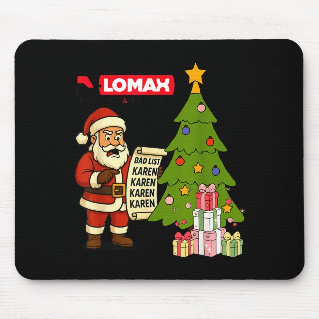 Funny Christmas  Mouse Pad (Front)