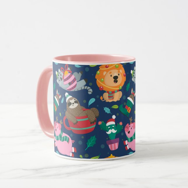 Funny Christmas Mug (Front Left)