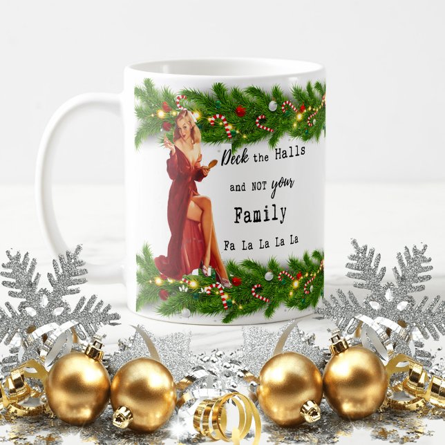 Funny Christmas Mug Best Friend "Deck the Halls" (Creator Uploaded)