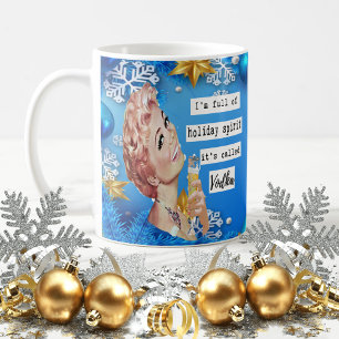 Funny Christmas Mug Best Friend "Holiday Spirit"