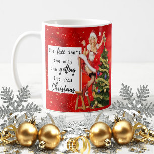 Funny Christmas Mug Best Friend "Tree Lit"