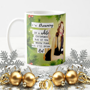 Funny Christmas Mug Best Friend "White Christmas"