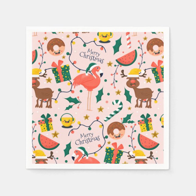 Funny Christmas Napkins (Front)