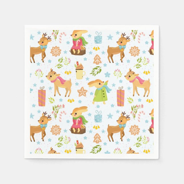 Funny Christmas Napkins (Front)