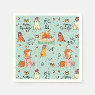 Funny Christmas Napkins