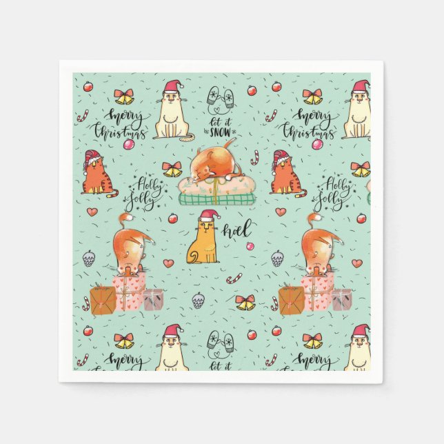 Funny Christmas Napkins (Front)