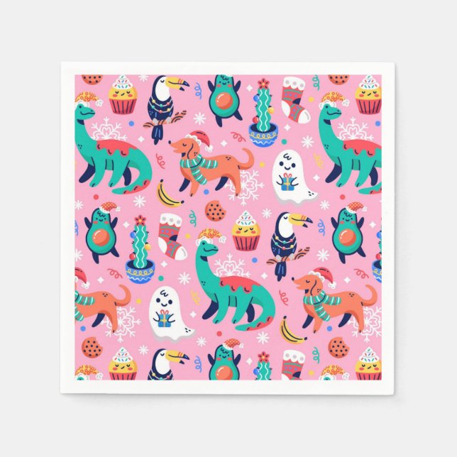 Funny Christmas Napkins (Front)