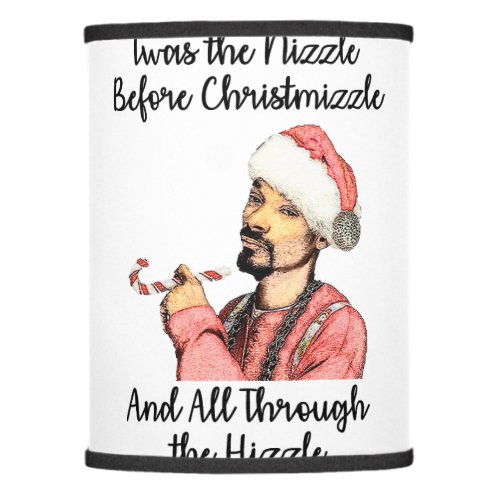 Funny Christmas Nizzle Before ChrismizzleThrough  Lamp Shade