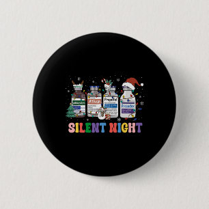 Funny Christmas Nurse Medical Christmas Icu Nicu R Button