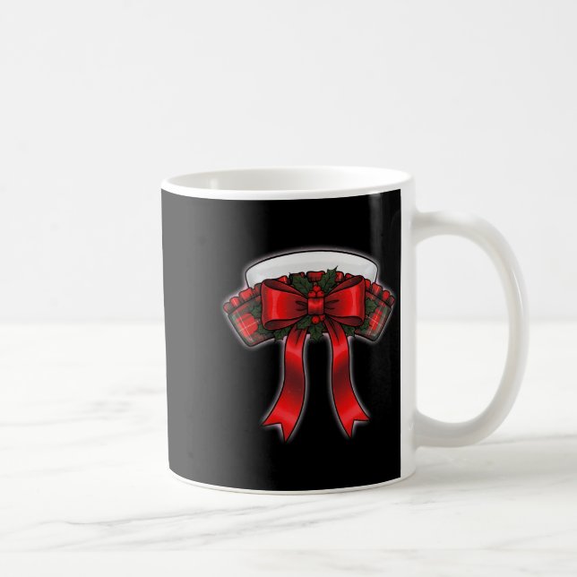 Funny Christmas Nurse Nursing Cap Women Girls  Coffee Mug (Right)