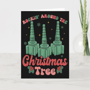 Funny Christmas Nurse Respiratory Therapist Christ Card
