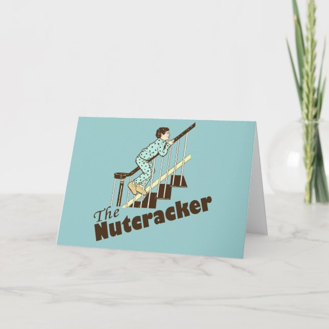 Funny Christmas Nutcracker Holiday Card (Front)