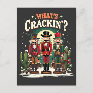 Funny Christmas Nutcracker Holiday Lover Humor Postcard