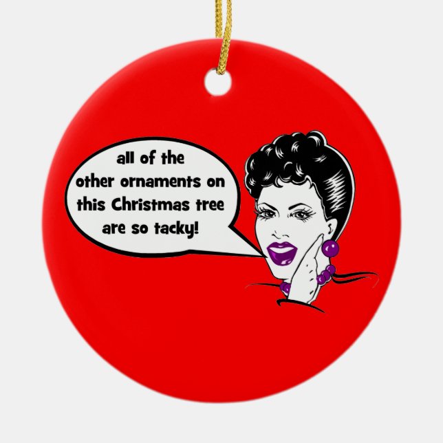 funny Christmas ornament (Front)
