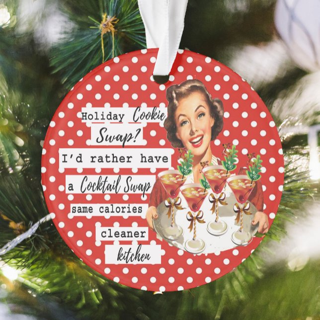 Funny Christmas Ornament Retro Best Friend Cookie (Creator Uploaded)