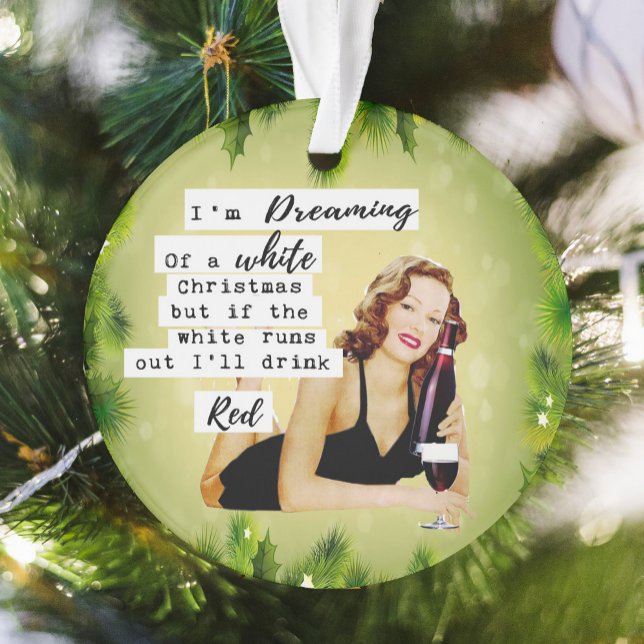 Funny Christmas Ornament Retro Best Friend White  (Creator Uploaded)