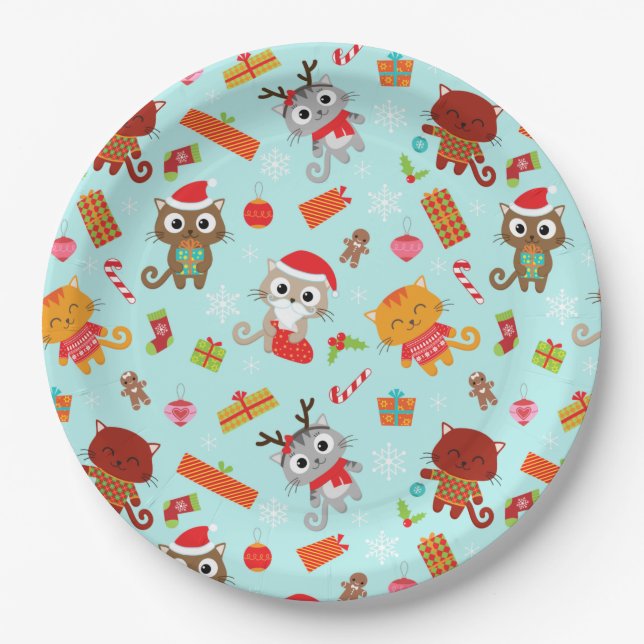 Funny Christmas Paper Plates (Front)