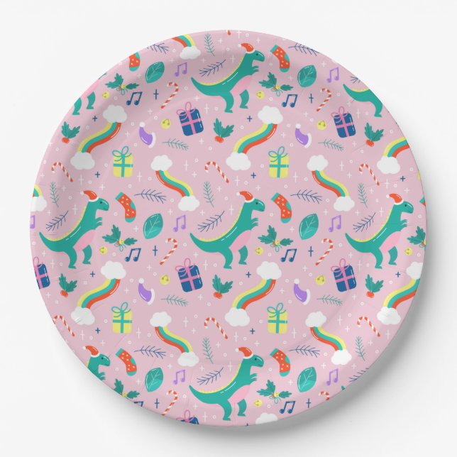 Funny Christmas Paper Plates (Front)