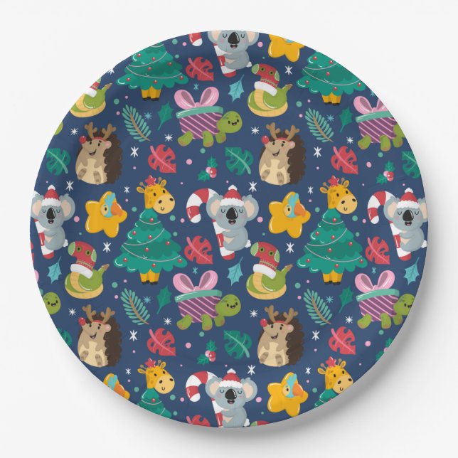 Funny Christmas Paper Plates (Front)