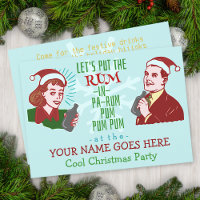 Funny Christmas Party Retro Rum Adult Holiday v2