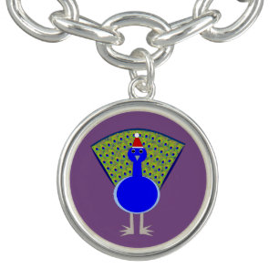 Funny Christmas Peacock Bracelet