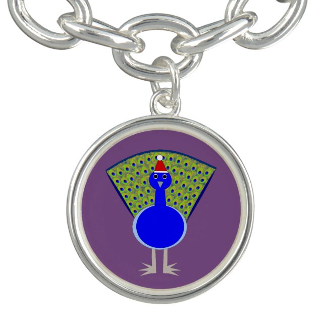 Funny Christmas Peacock Bracelet (Design)