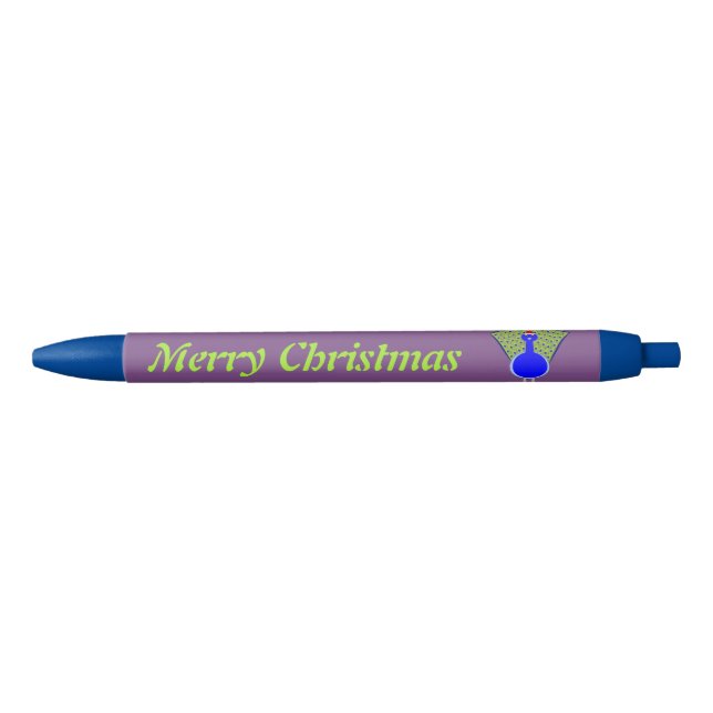 Funny Christmas Peacock Personalized Pen (Front)