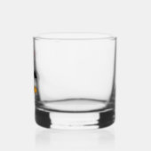 Funny Christmas Penguin Is it too late to be good Whiskey Glass (Left)