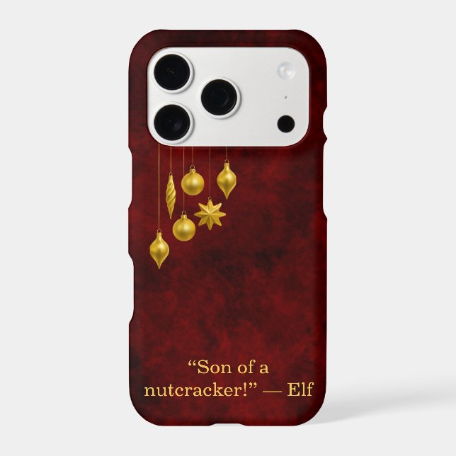 Funny Christmas phonecase iPhone Case (Back)