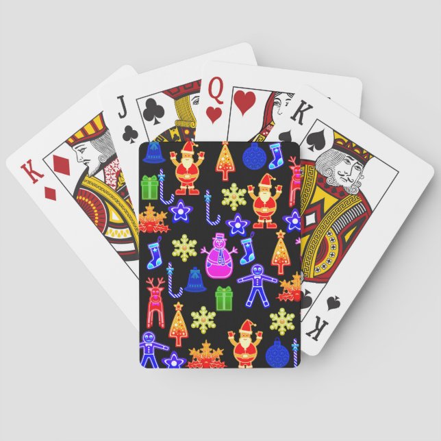 Funny Christmas Playing Cards (Back)