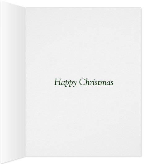 funny christmas poem robin and xmas tree big card (Inside (Right))