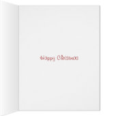 funny christmas poem robin and xmas tree cards (Inside (Right))