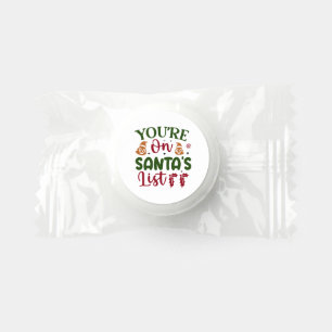 Funny Christmas poop word art  Life Saver® Mints